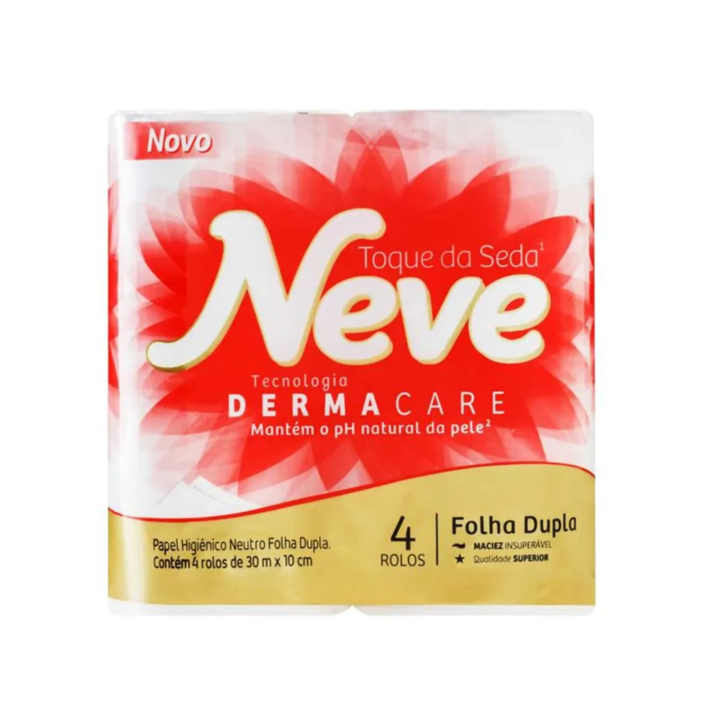 Papel Higiênico Neve 4un